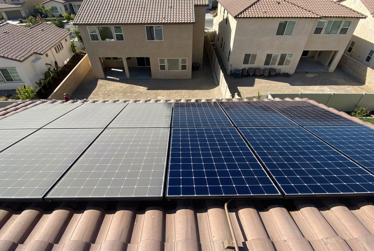 Solar panel cleaning service by CLEAREX Exterior Care